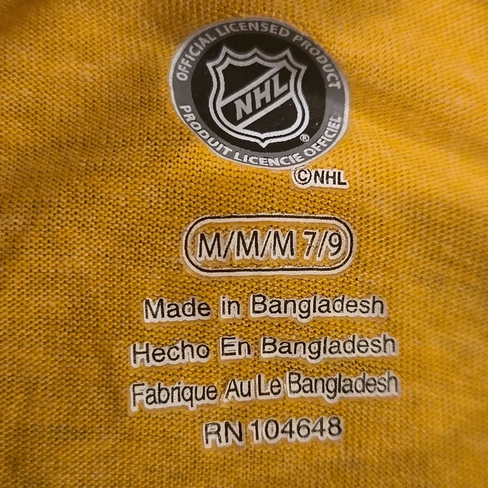 ⛸️NHL Official Licensed BOSTON BRUINS Women's Yellow Long Sleeve Shirt - Picture 4 of 7